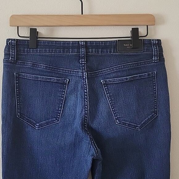 Kate Spade Broome Street Dark Wash Crop Skinny Jeans Size 28 - Picture 4 of 6